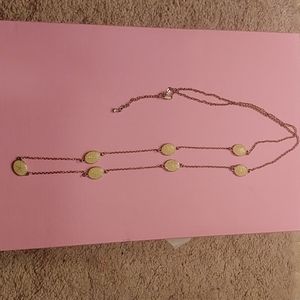 Gold plated starfish necklace